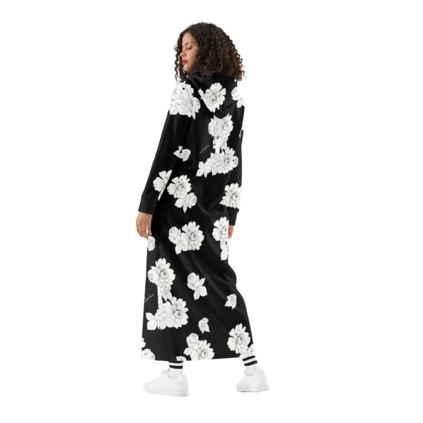 Dress-kleit "Lillepea must-valge" - Image 2