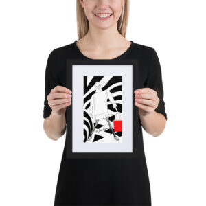 Raamitud digipilt "Punase kotiga"