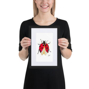 Raamitud digipilt "Lepatriinu"